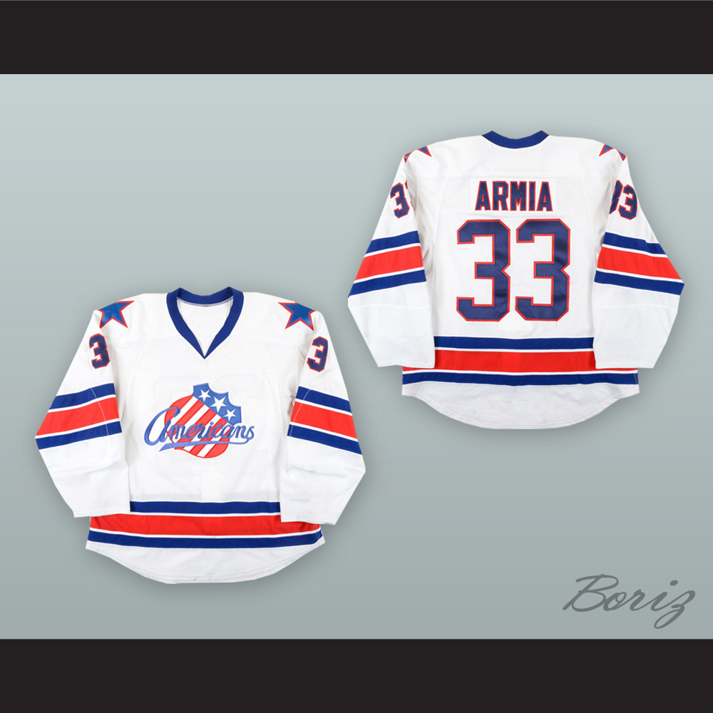 Joel Armia 33 Rochester Americans White Hockey Jersey — BORIZ