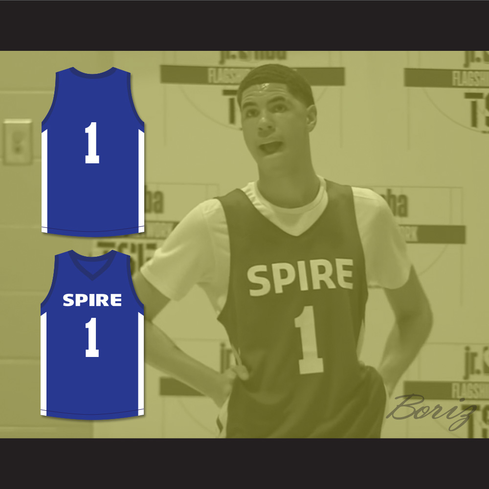 Men Spire Institute 1 LaMelo Ball High School Basketball Jerseys