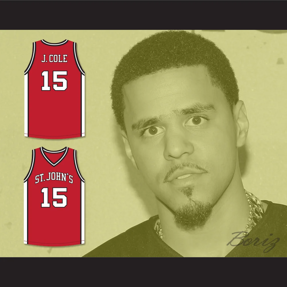 Cole 15 John's Red Basketball Jersey — BORIZ