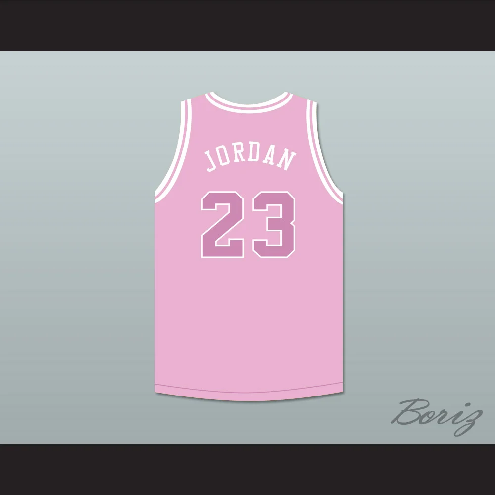 Michael Jordan 23 Paris Saint-Germain Pink Basketball Jersey