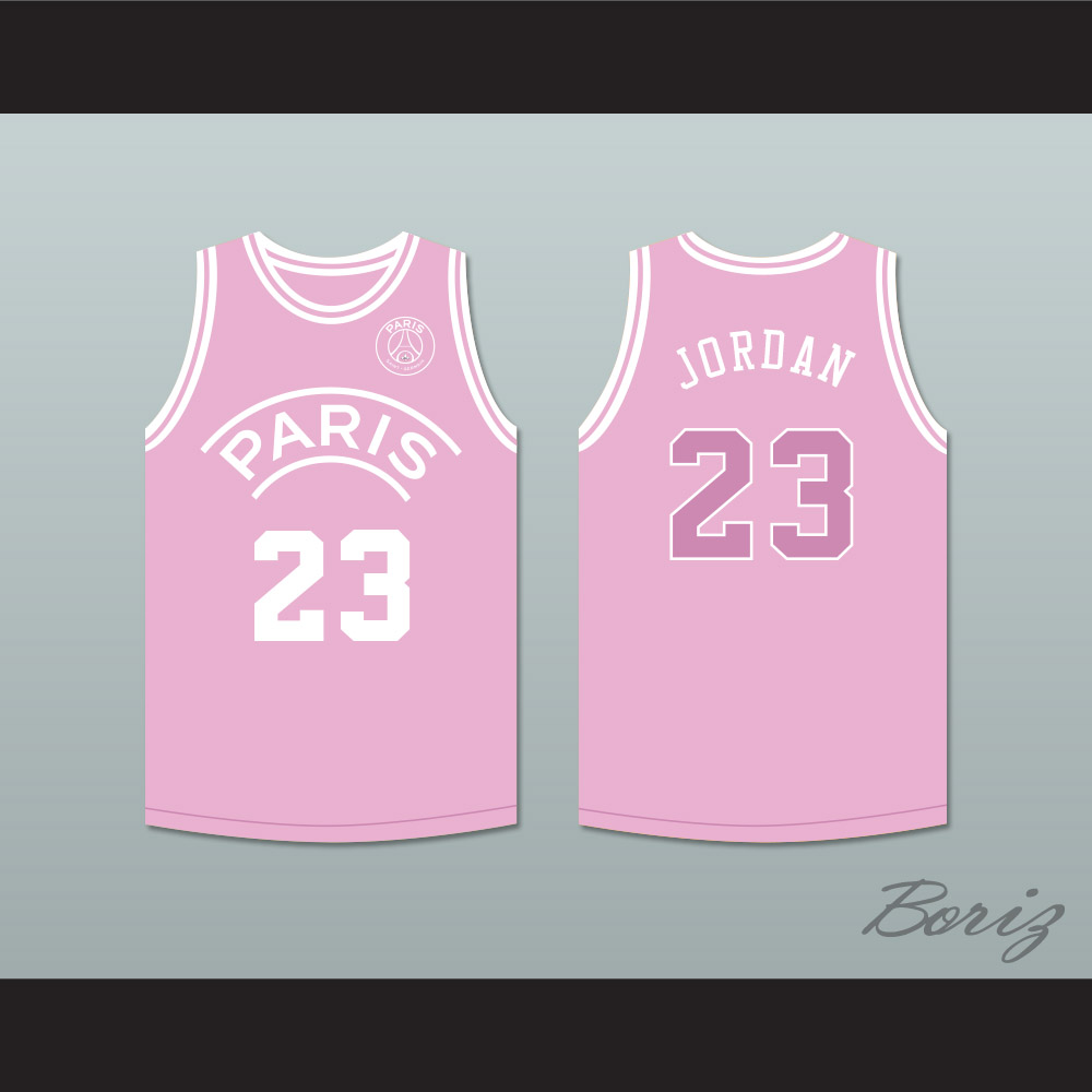 pink jordan jersey