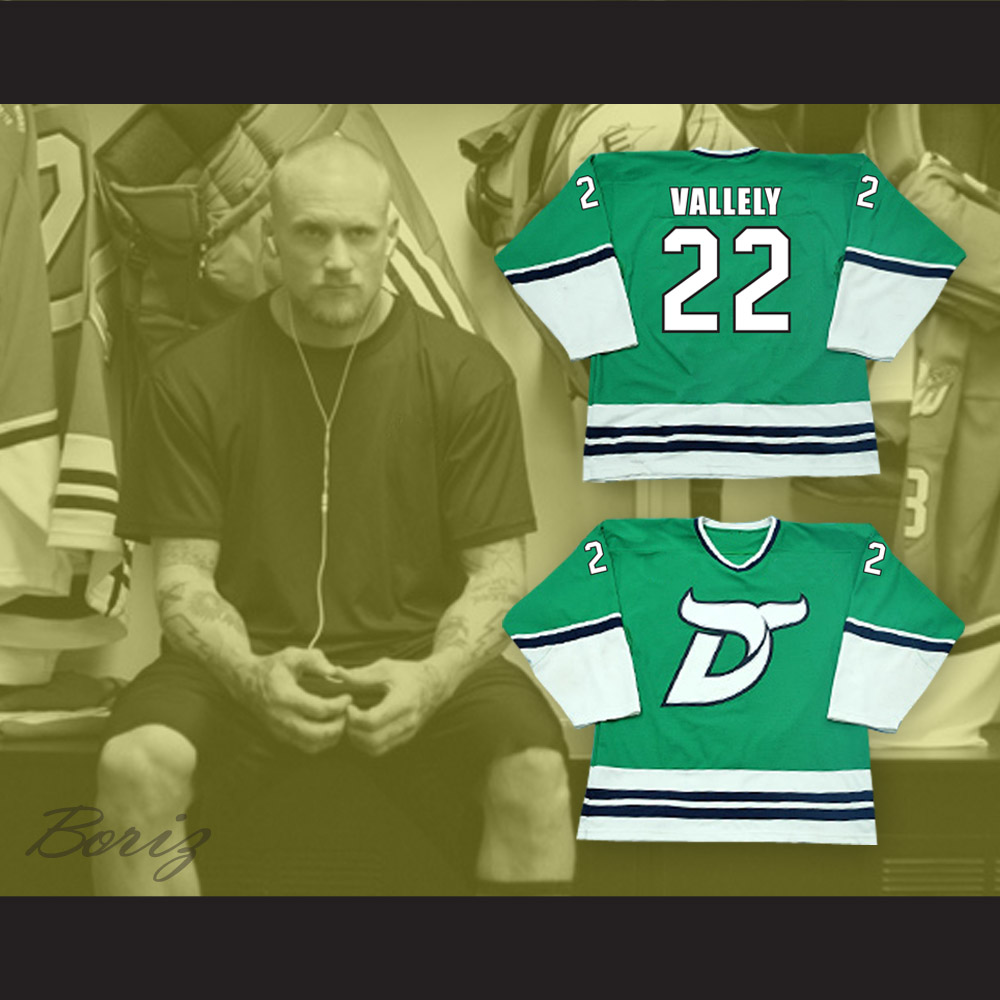 Mike Vallely 22 Danbury Whalers White Hockey Jersey — BORIZ