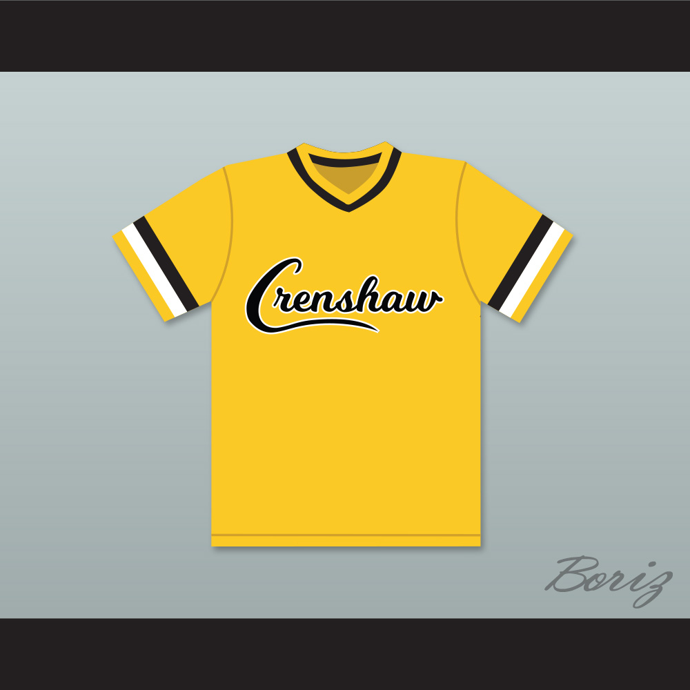 Nipsey Hussle 33 Crenshaw High School Yellow Baseball Jersey — BORIZ