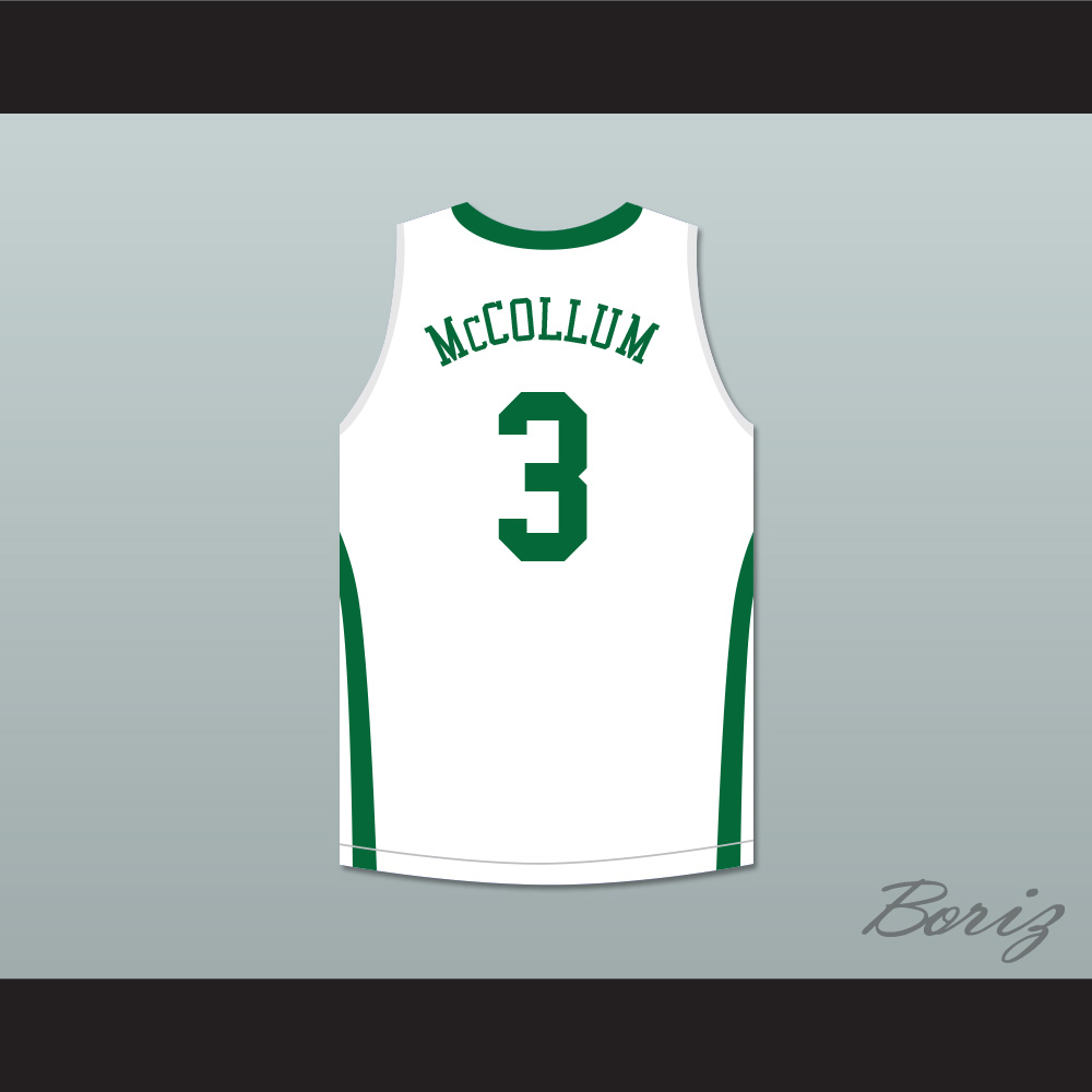 CJ McCollum 3 GlenOak High School Green Basketball Jersey — BORIZ