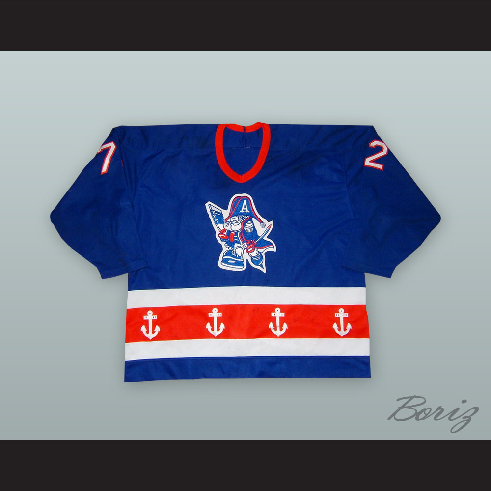 Full Custom Middlebury Hockey Jerseys (Adult AWAY-NAVY) Adult Large (Navy)