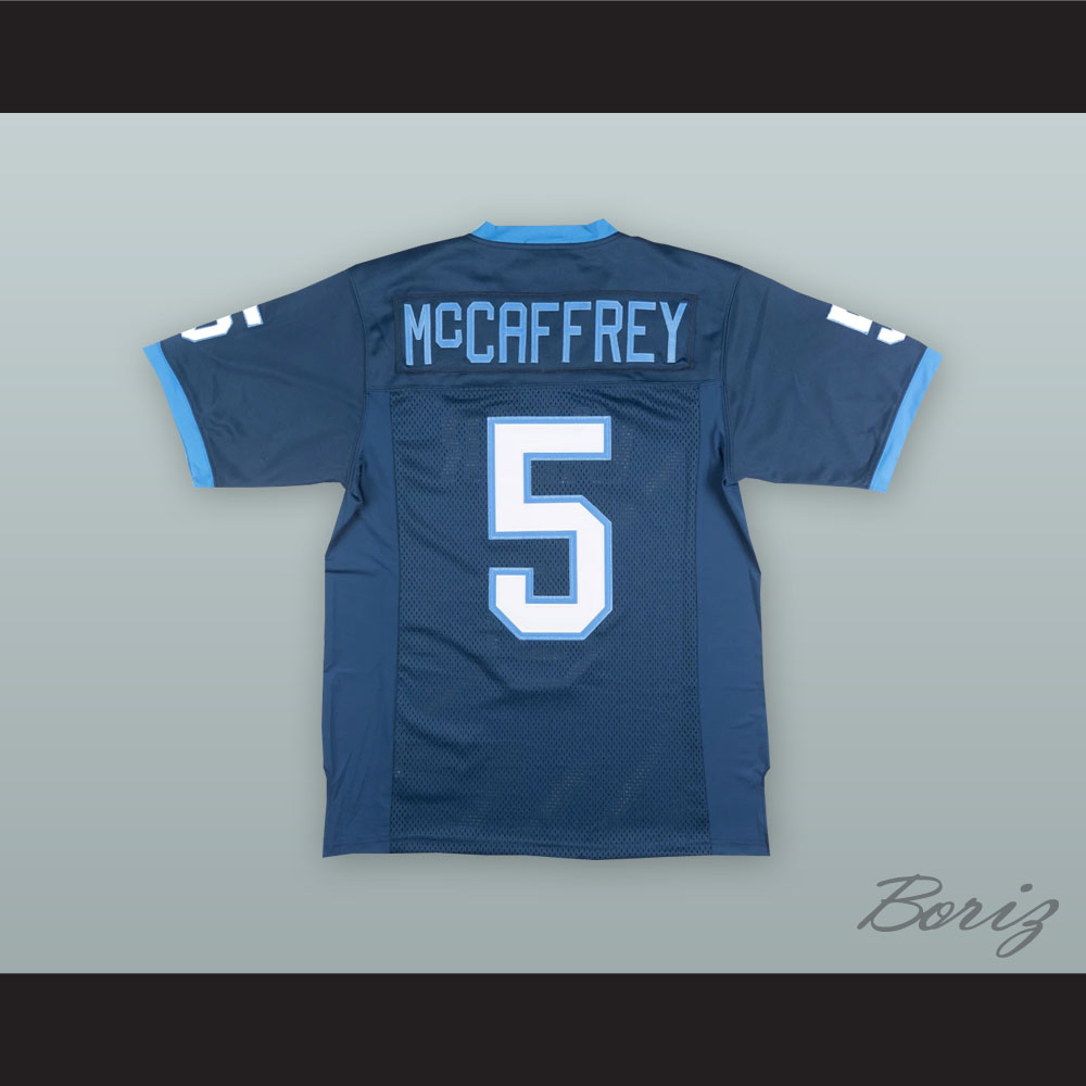 Christian McCaffrey 5 Valor Christian High School Eagles Blue Football  Jersey — BORIZ