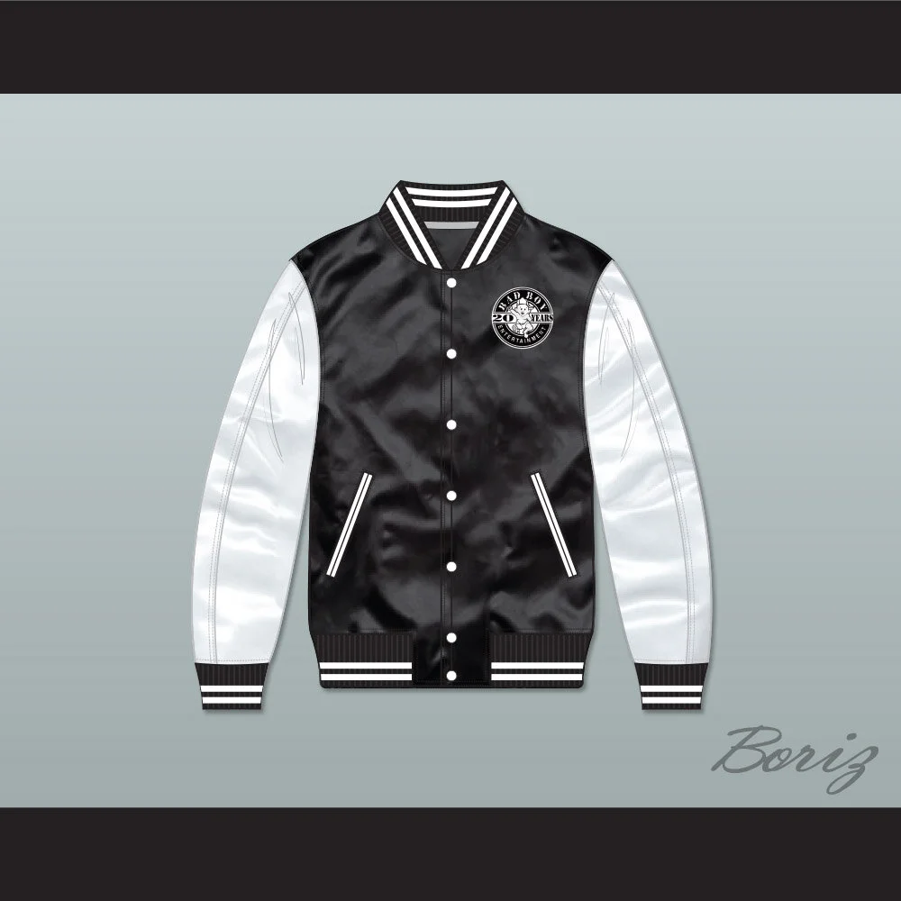 silk letterman jacket
