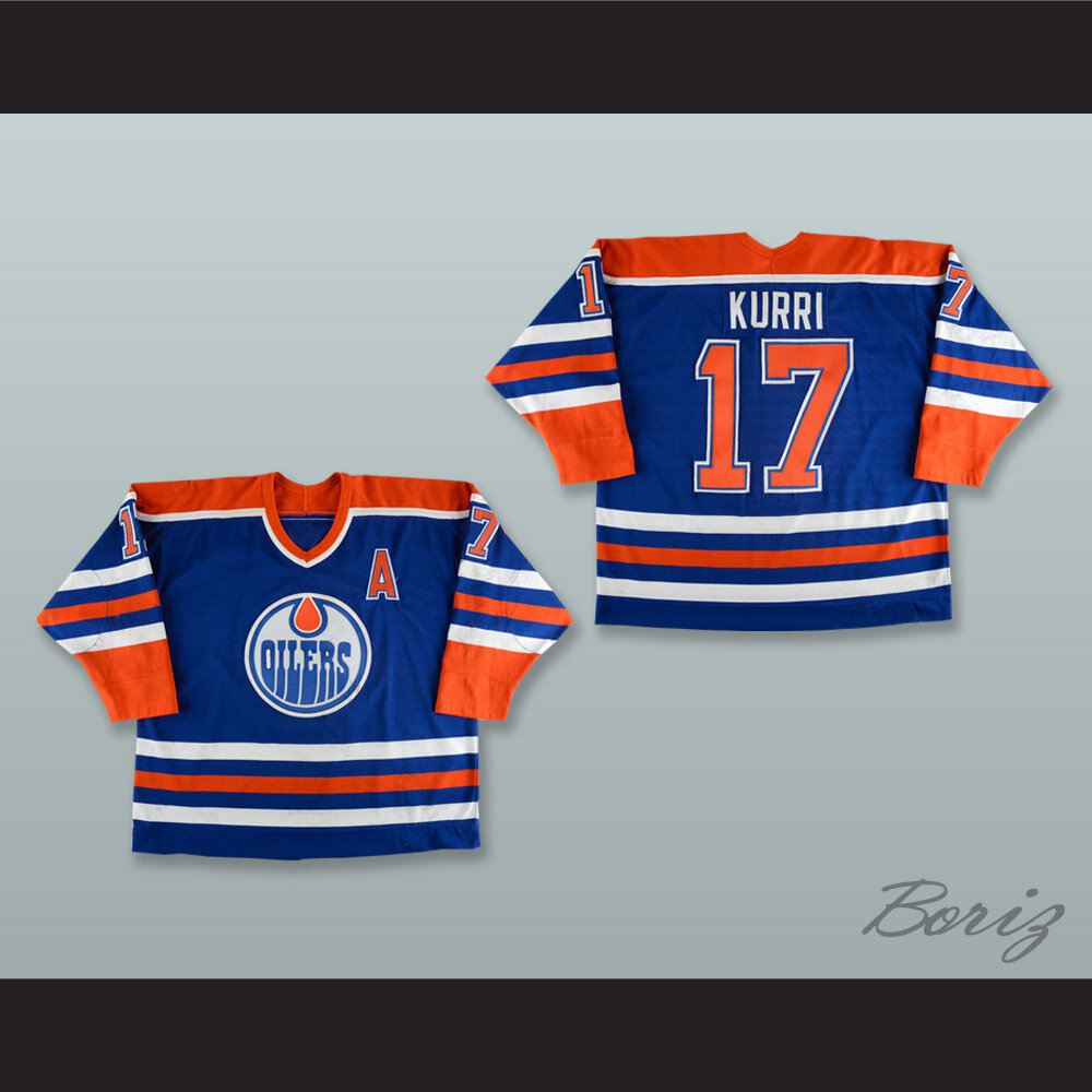 Jari Kurri 17 Edmonton Oilers Blue Hockey Jersey — BORIZ