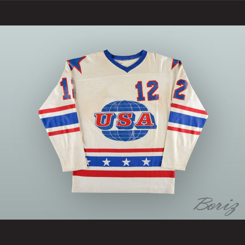 Bobby Crawford 12 Team USA World Junior Championships White Hockey Jersey — BORIZ