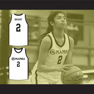 M WTGNOMLRM Gianna Gigi #2 Mamba Basketball Jersey Stitched