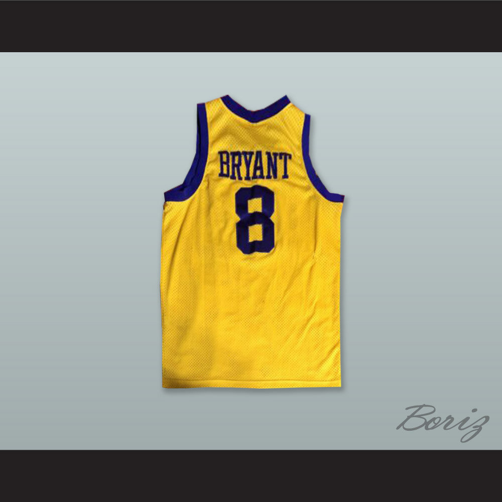 K. Bryant 8 Minneapolis Yellow Retro Basketball Jersey with League Logo  Tribute Patch — BORIZ