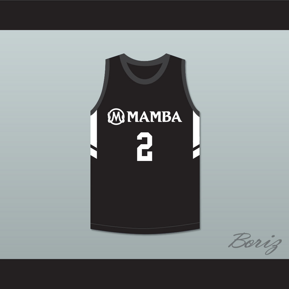 NBA Mamba Black #2 (GIANNA) Jersey,Los Angeles Lakers