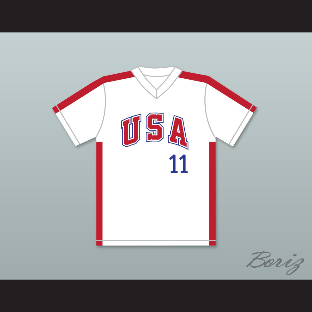 Mike Dunne 11 1984 USA Team White Baseball Jersey — BORIZ