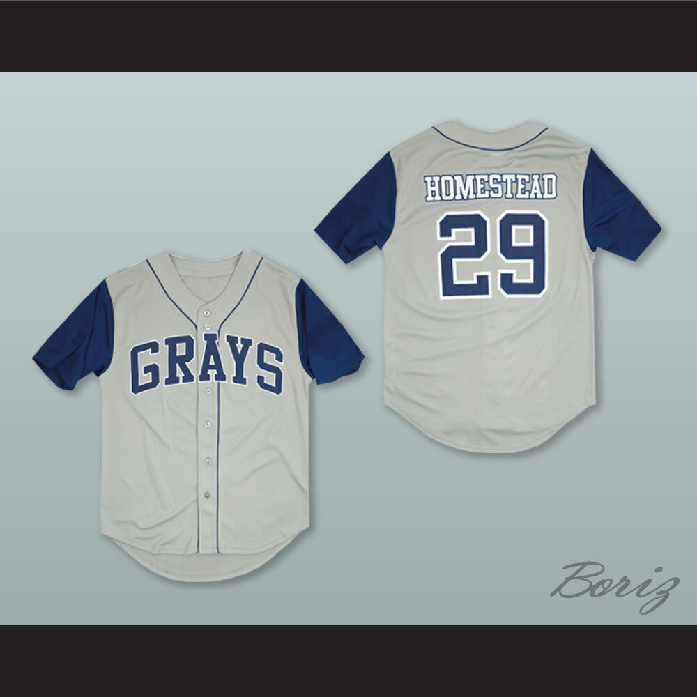 Homestead Grays 29 Negro League Gray Baseball Jersey — BORIZ