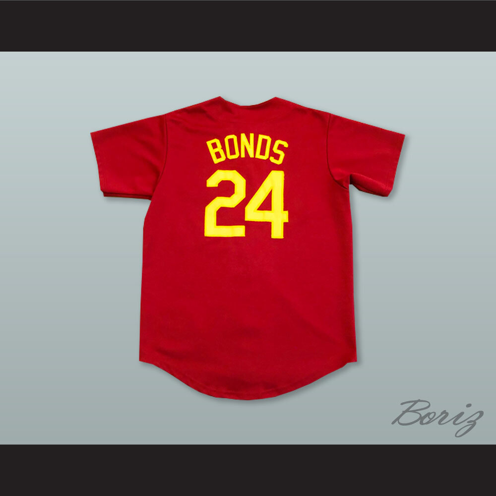 Barry Bonds 24 ASU Sun Devils Red Baseball Jersey — BORIZ