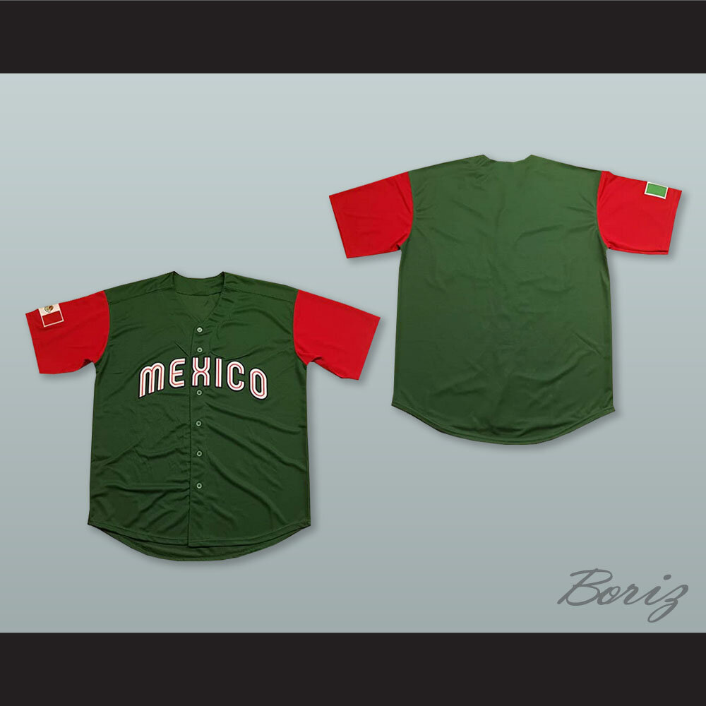 Mexico Green Baseball Jersey — BORIZ