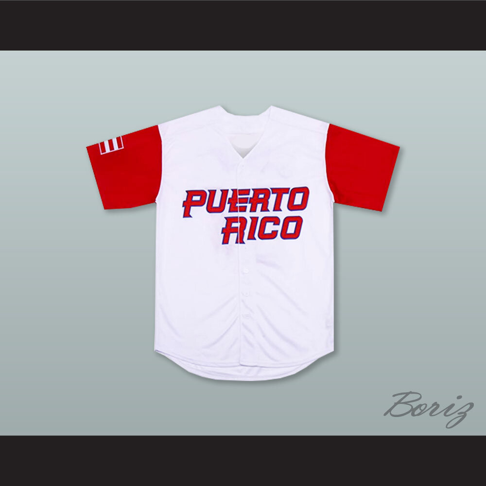 Roberto Clemente 21 Puerto Rico White Baseball Jersey — BORIZ
