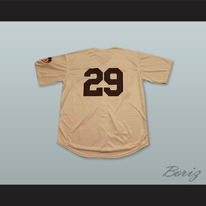 Satchel Paige 29 St Louis Browns White Button Down Baseball Jersey — BORIZ