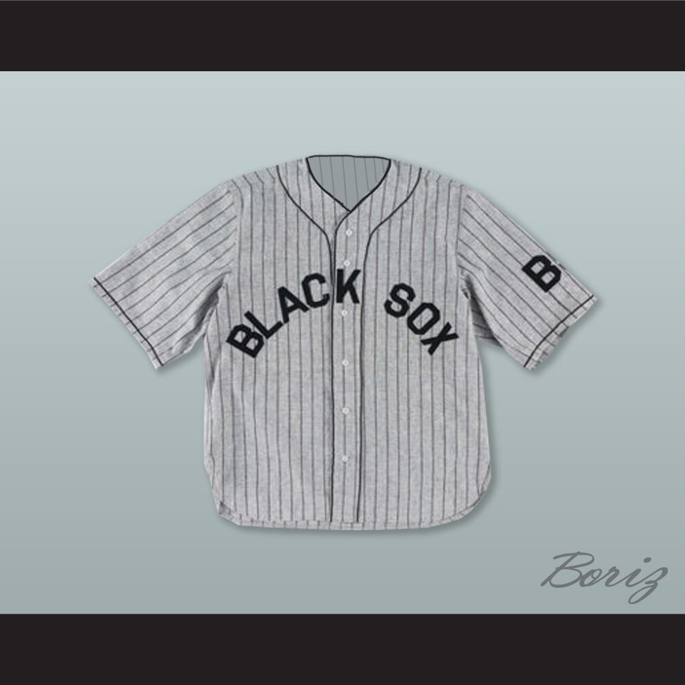 Baltimore Black Sox Negro League Gray Pinstriped Baseball Jersey — BORIZ
