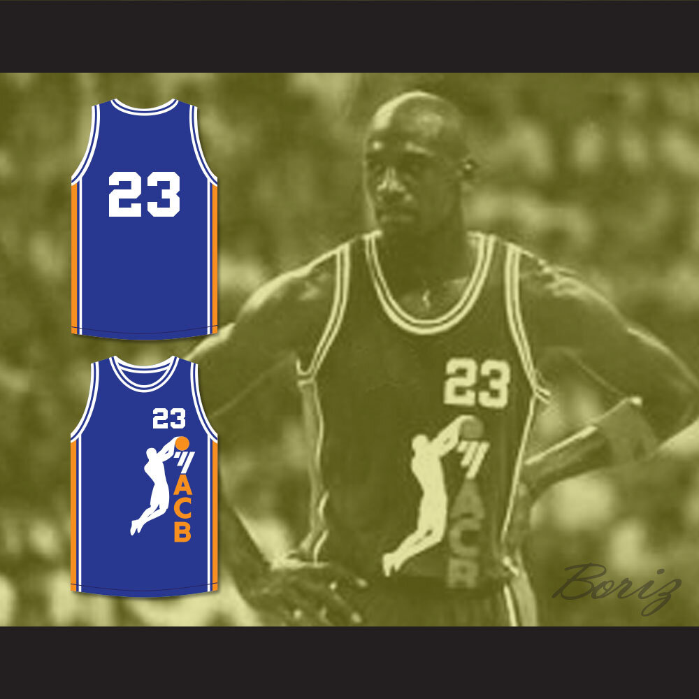 Michael Jordan 23 ACB 1990 Barcelona Exhibition Game Orange Basketball  Jersey 2 — BORIZ