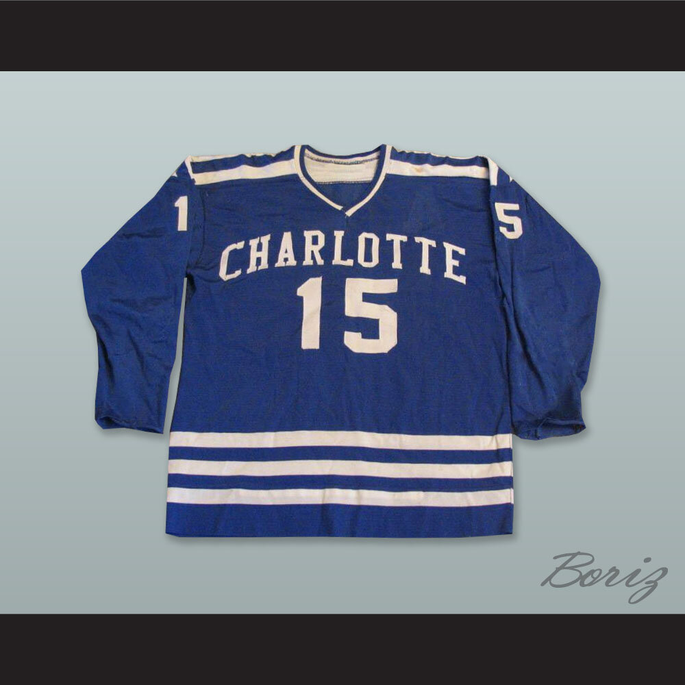 Allie Sutherland 15 Charlotte Checkers Blue Hockey Jersey — BORIZ