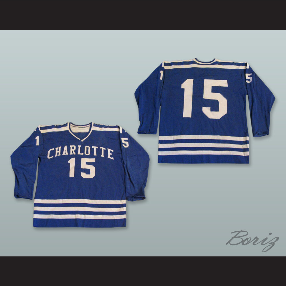 Allie Sutherland 15 Charlotte Checkers Blue Hockey Jersey — BORIZ
