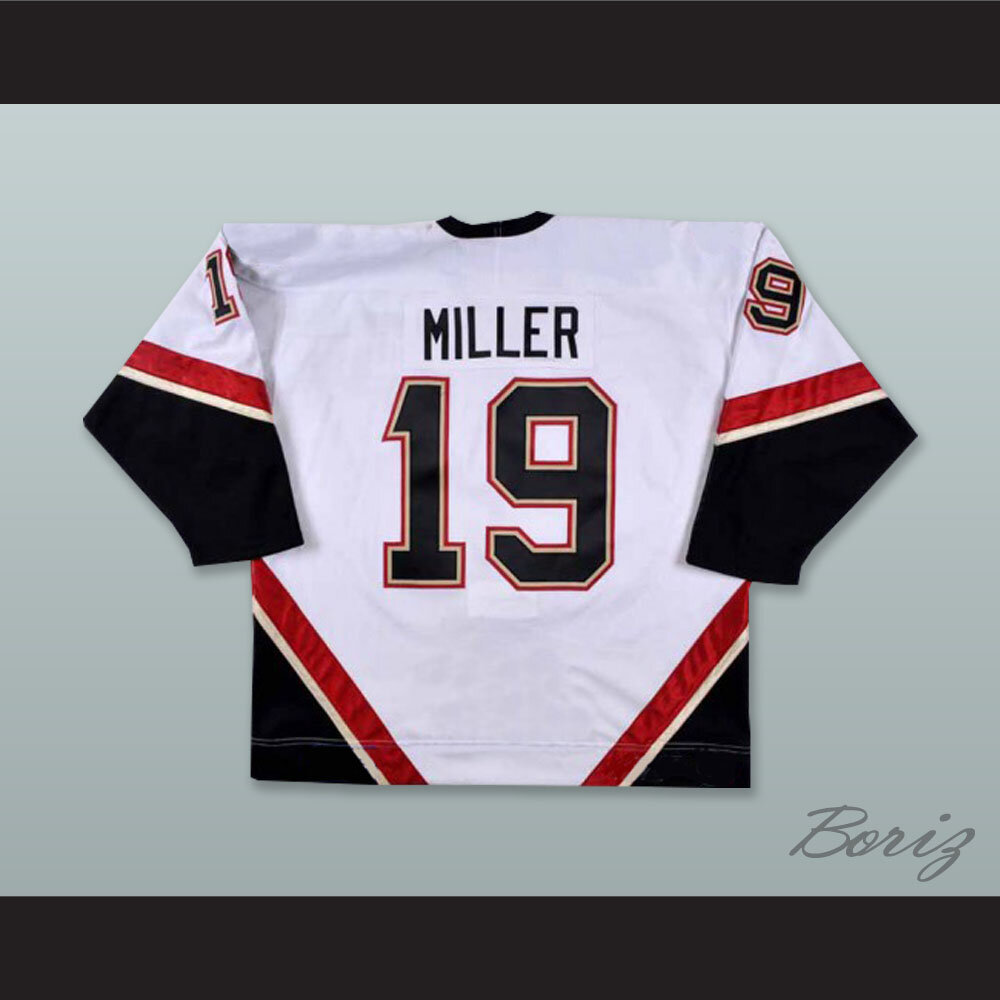 Kelly Miller 19 Wheeling Nailers White Hockey Jersey — BORIZ