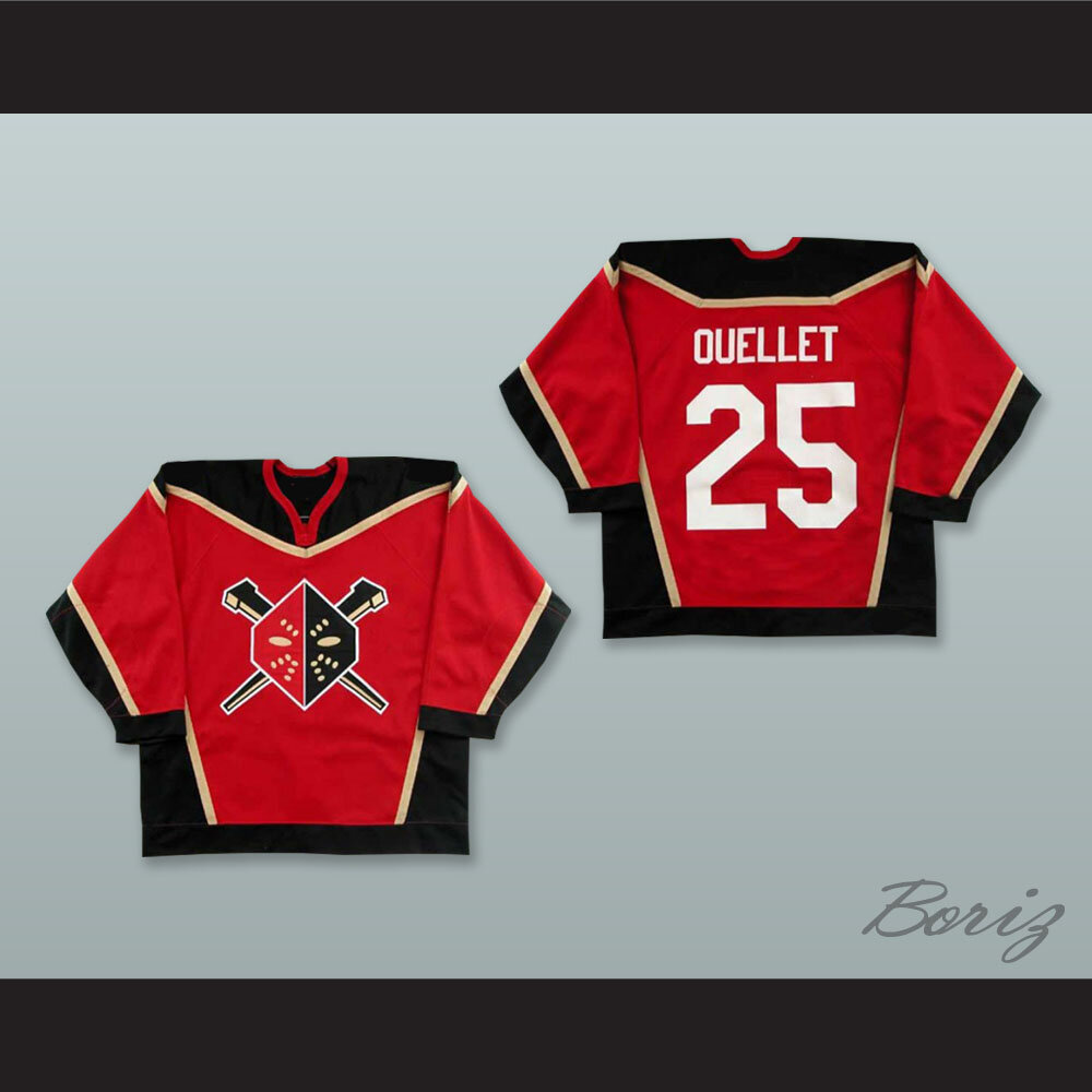 Michel Ouellet 25 Wheeling Nailers Red Hockey Jersey — BORIZ