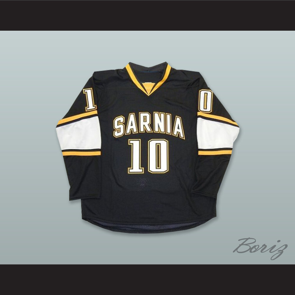 Nail Yakupov 10 Sarnia Sting Black Hockey Jersey — BORIZ