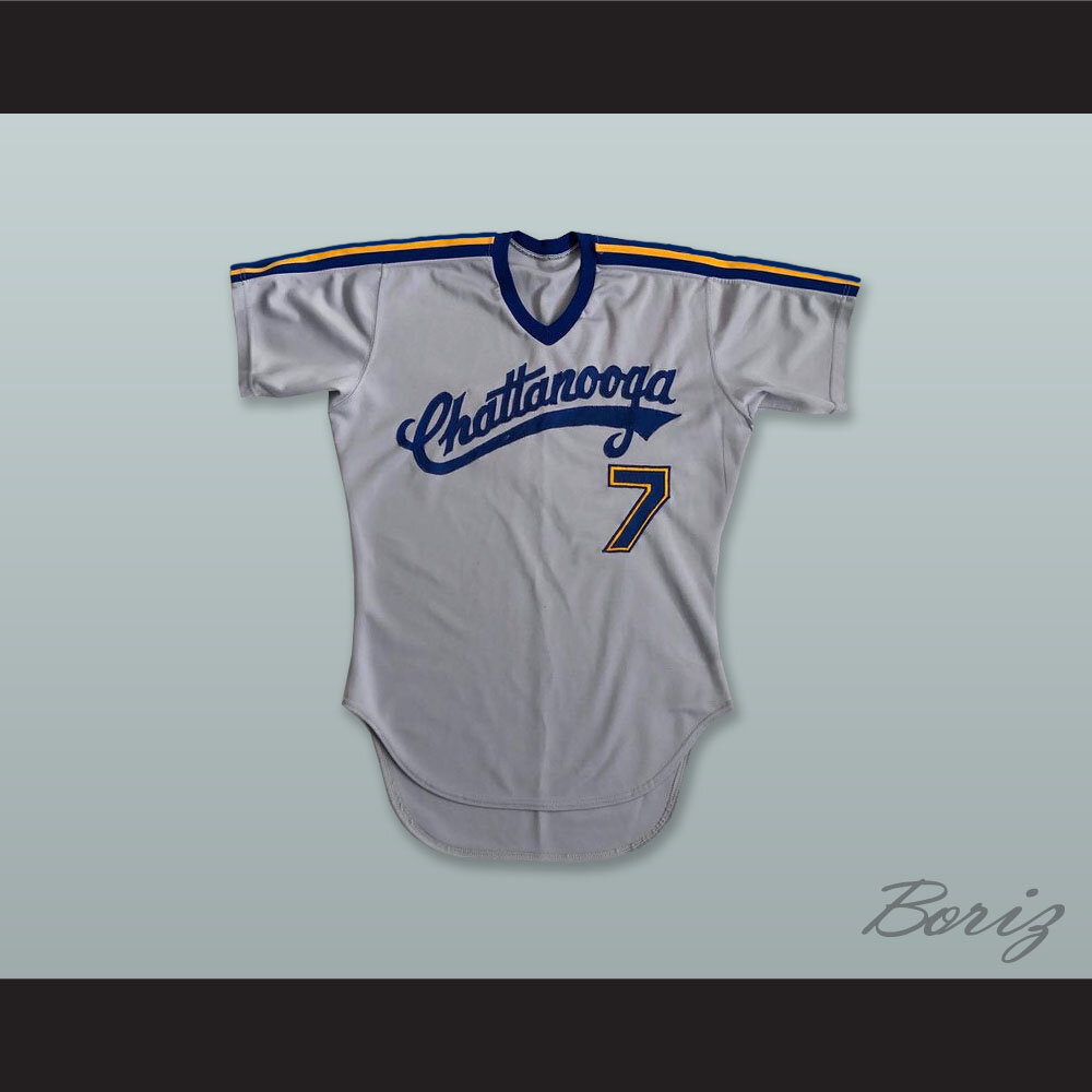 Chattanooga Lookouts 7 Gray Baseball Jersey — BORIZ