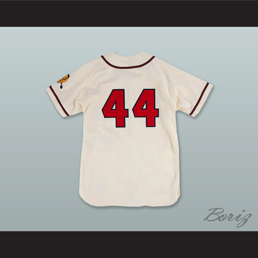 Hank Aaron #44 Milwaukee Brewers Cream Printed Baseball Jersey-4XL - Jerseys  & Cleats, Facebook Marketplace