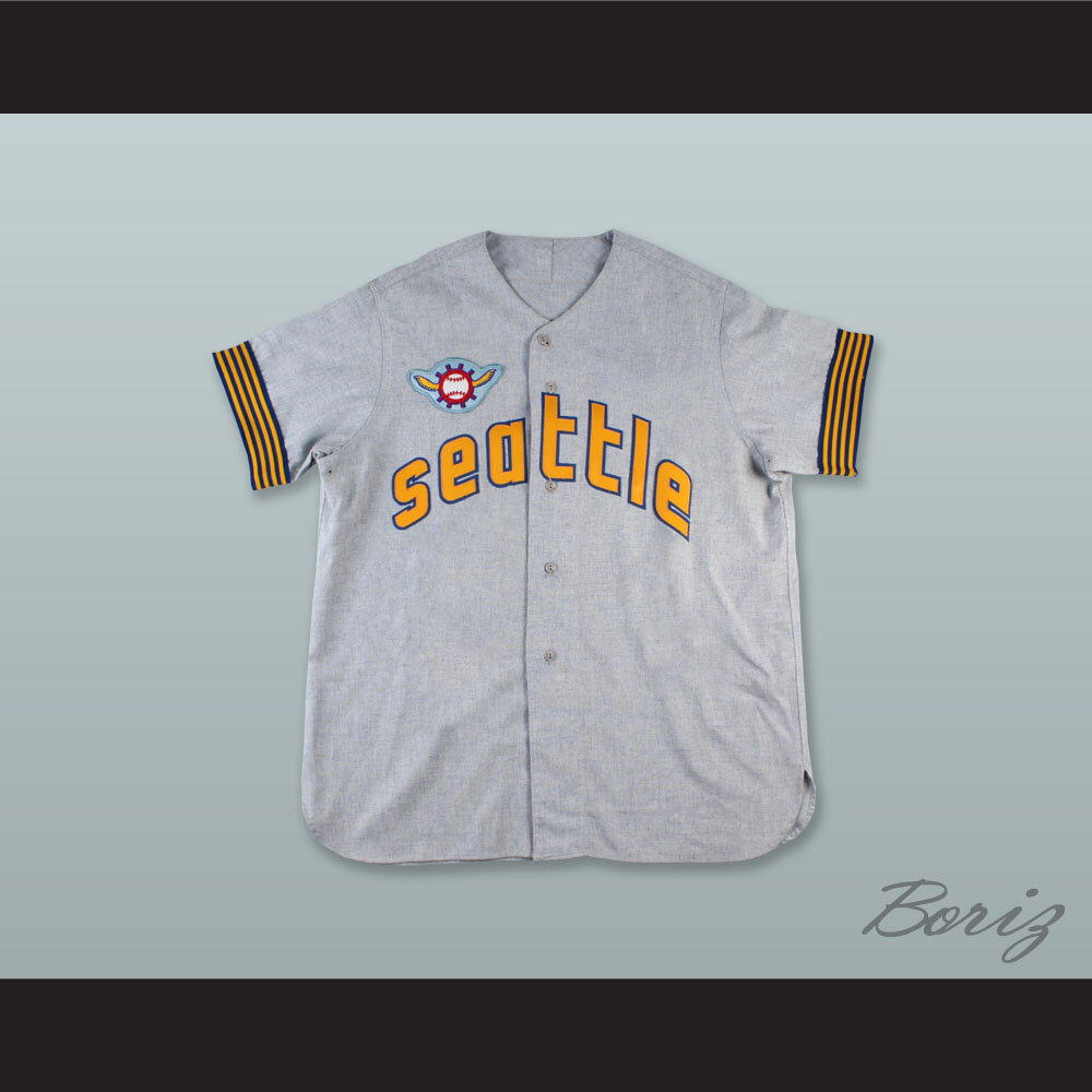 Seattle Pilots 37 Gray Baseball Jersey — BORIZ