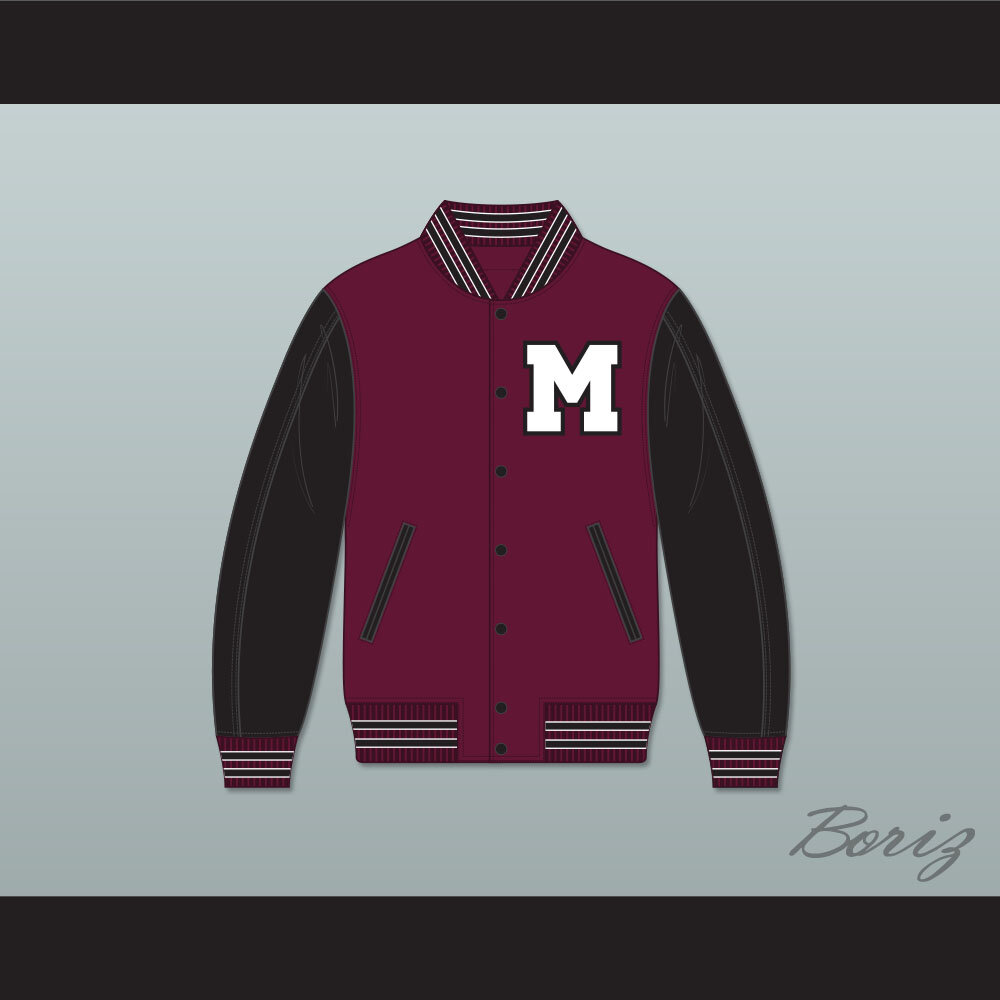 Mystic Falls Timberwolves High School Varsity Letterman Jacket