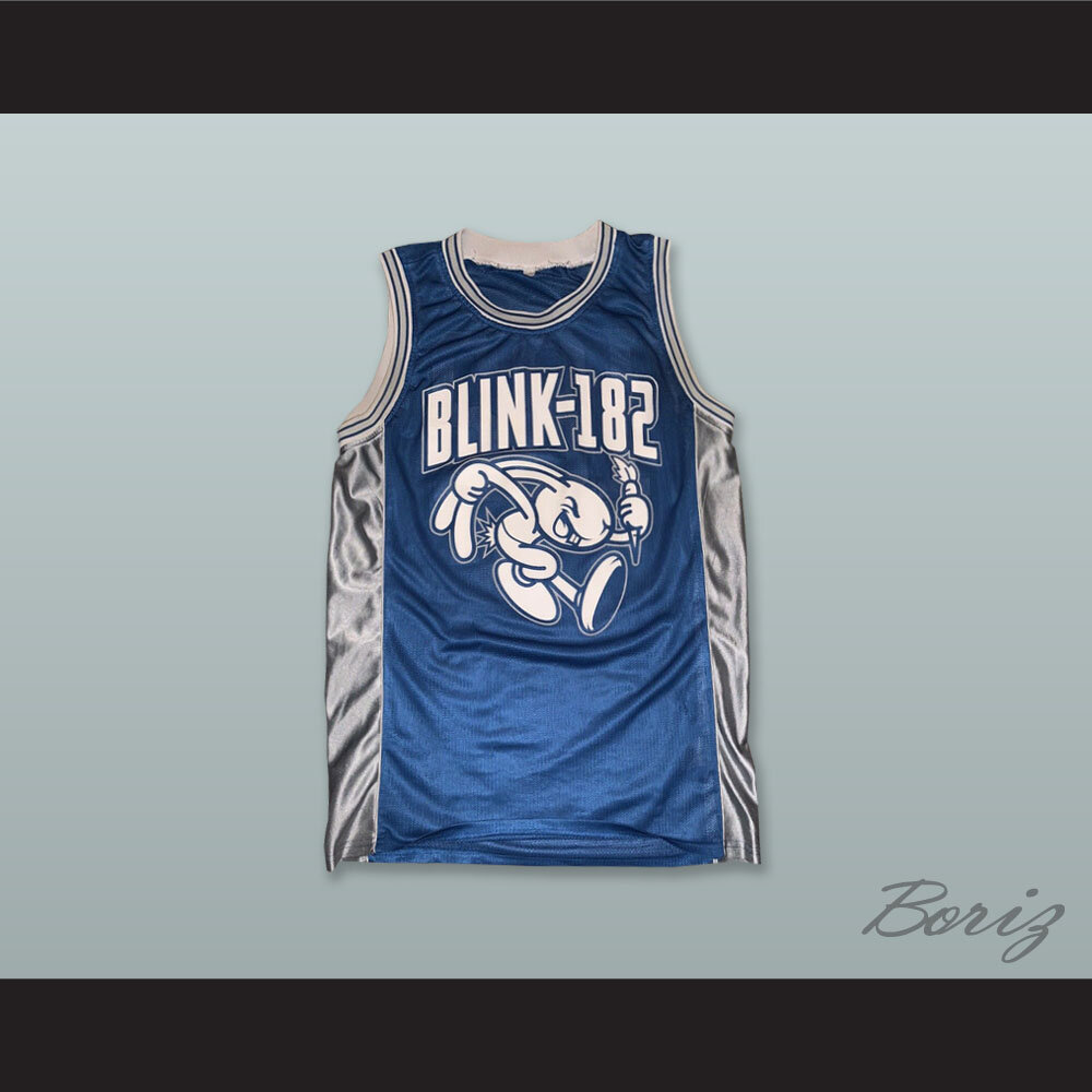 Blink 182 Blue Basketball Jersey — BORIZ