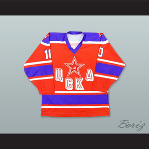 80's Pavel Bure #10 Team Russia CCCP Hockey Jerseys Hip Hop Stitched Custom  Name