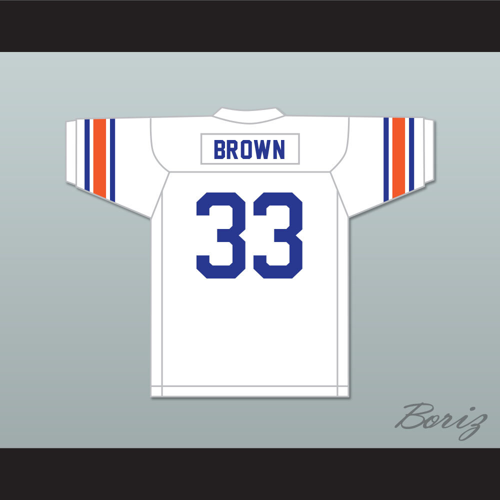 white jim brown jersey