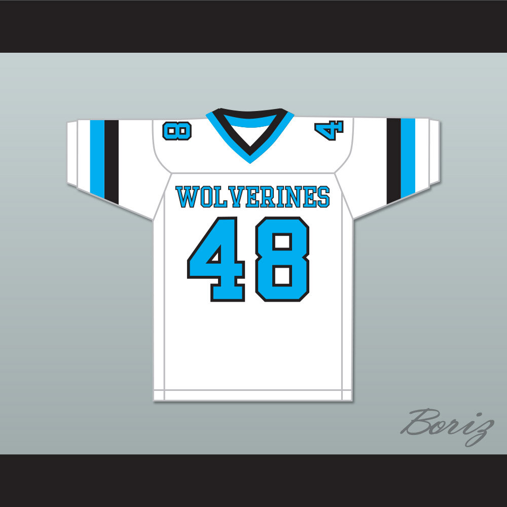 Rob Gronkowski 48 Woodland Hills High School Wolverines White Football  Jersey 2 — BORIZ