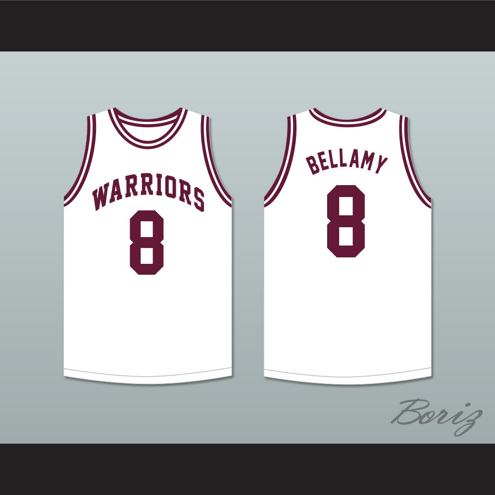 Walt Bellamy 8 J.T. Barber High School Warriors White Basketball Jersey —  BORIZ