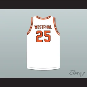 Paul Westphal 25 Aviation High School Falcons White Basketball