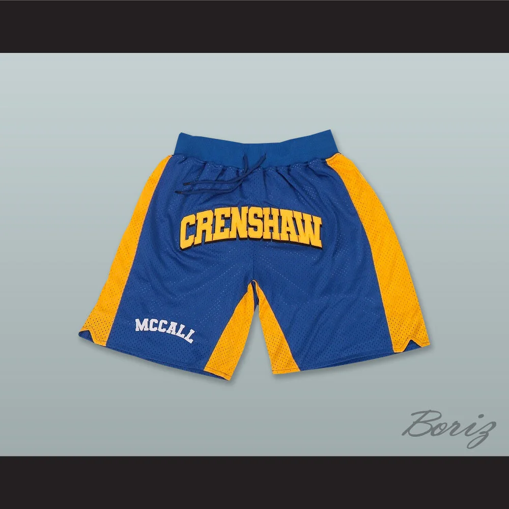 Quincy McCall 22 Crenshaw High School Blue Shorts  1.jpg