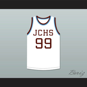 George Mikan 99 Joliet Catholic High School Hilltoppers Light Blue  Basketball Jersey 2 — BORIZ