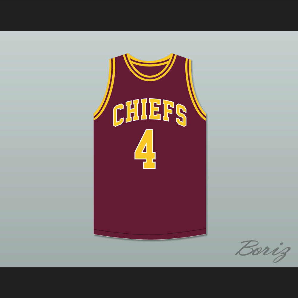 Joe Dumars 4 Natchitoches Central High School Chiefs Maroon Basketball  Jersey 1 — BORIZ