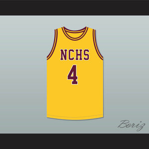 Joe Dumars 4 Natchitoches Central High School Chiefs Maroon Basketball  Jersey 1