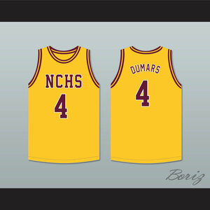 Joe Dumars 4 Natchitoches Central High School Chiefs Yellow Gold Basketball  Jersey 2 — BORIZ