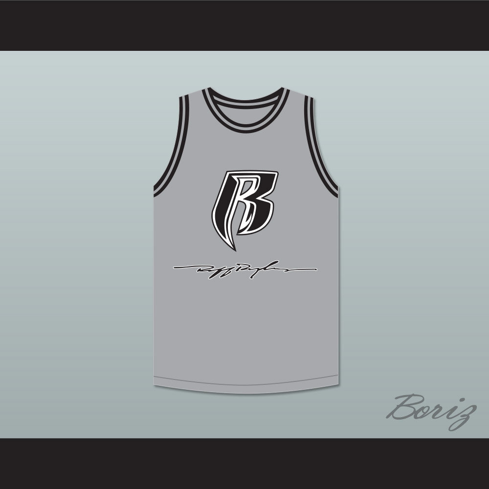 DMX 84 Rough Ryders Gray Basketball Jersey 2 — BORIZ