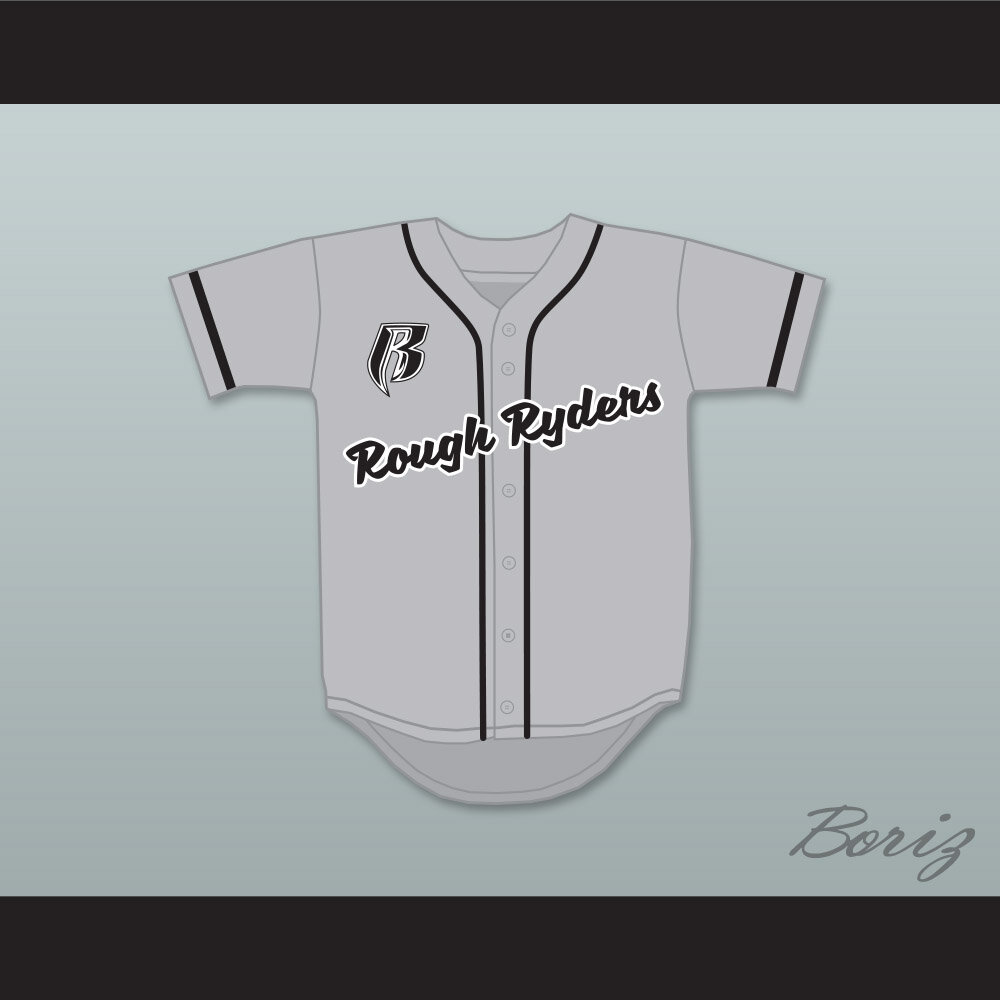 DMX 84 Rough Ryders Gray Baseball Jersey — BORIZ
