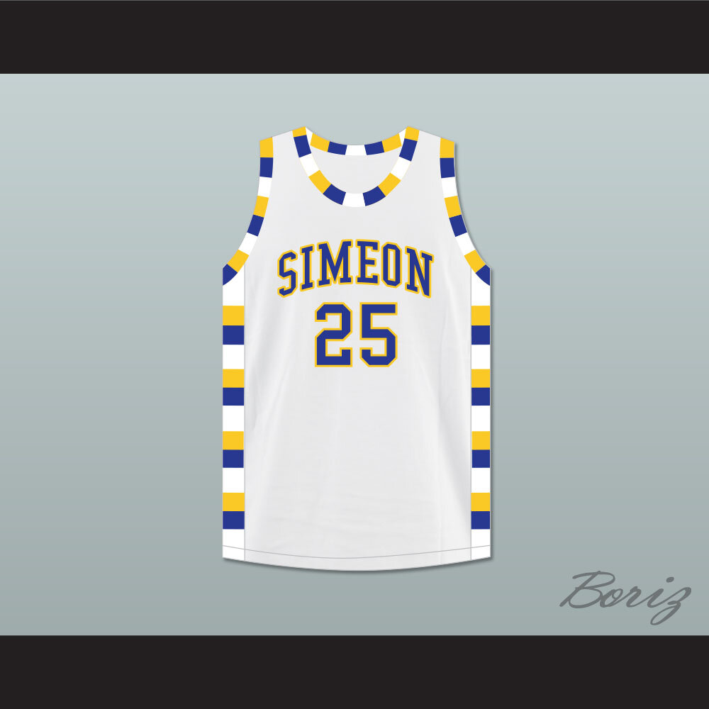 Ben Wilson 25 Simeon Career Academy Wolverines White