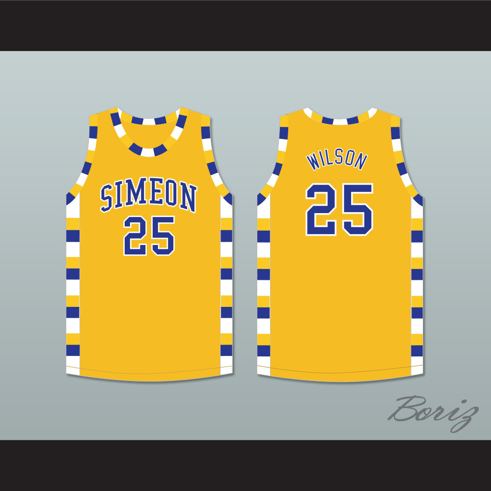 Ben Wilson 25 Simeon Career Academy Wolverines White Basketball