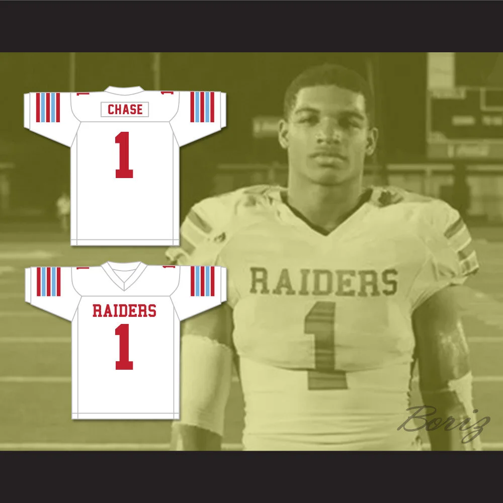 Chace Rummel Ja'Marr Chase 1 Archbishop Rummel High School Raiders White Football ...
