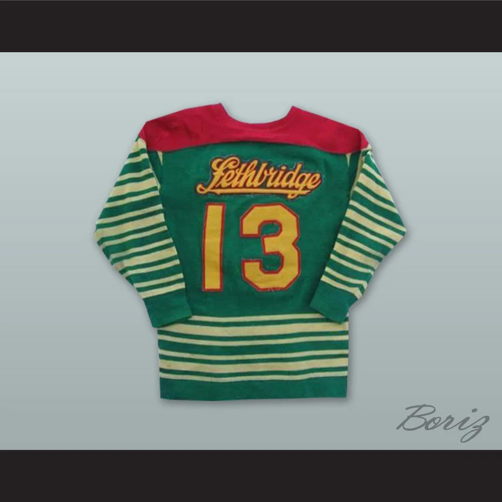 Lethbridge Native Sons 13 Green Hockey Jersey — BORIZ
